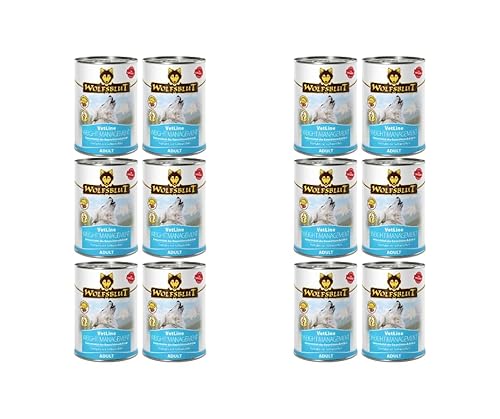 Wolfsblut Vetline | Hundefutter | Sparbundle | Sparpaket (2 x (6x395g), Weight Management) von Warnick´s Tierfutterservice