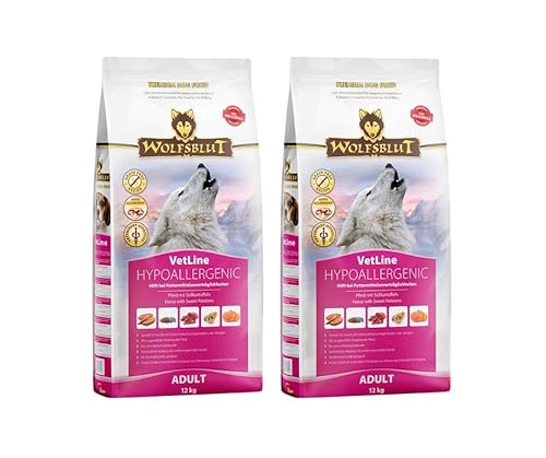 Wolfsblut Vetline | Hundefutter | Sparbundle | Sparpaket (2 x 12kg, Hypoallergenic) von Warnick´s Tierfutterservice