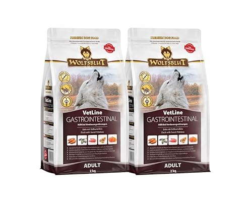 Wolfsblut Vetline | Hundefutter | Sparbundle | Sparpaket (2 x 2kg, Gastrointestinal) von Warnick´s Tierfutterservice