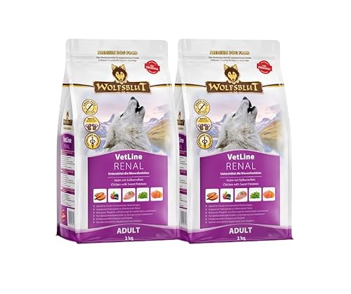 Wolfsblut Vetline | Hundefutter | Sparbundle | Sparpaket (2 x 2kg, Renal) von Warnick´s Tierfutterservice