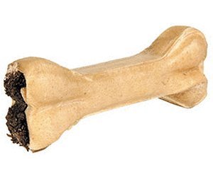 Kauknochen mit Pansen 15 cm Hundeknochen Rinderhaut Hundefutter Kausnack Rind (40 Stück) von Warnick´s Tierfutterservice