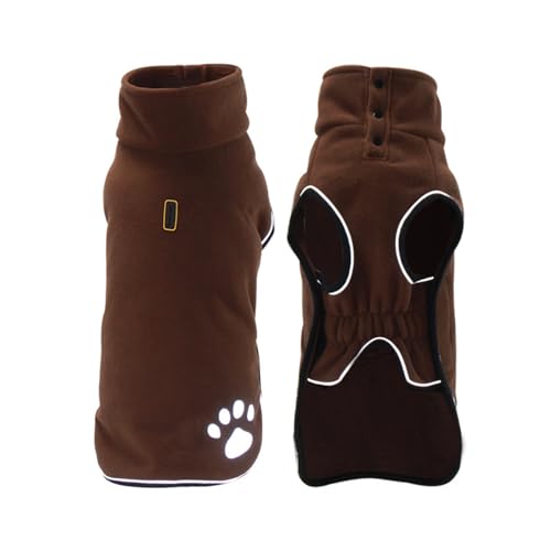 Watreketal Hundekostüm,wasserdichte Hundekleidung Reflektierende Hundebekleidung Wendbarer Outdoor-Pullover für Hunde für Die Nacht Kaltes Wetter von Watreketal