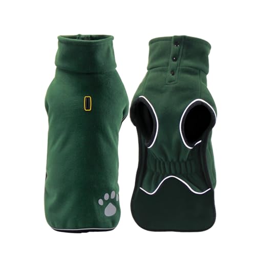 Watreketal Hundekostüm,wasserdichte Hundekleidung Reflektierende Hundebekleidung Wendbarer Outdoor-Pullover für Hunde für Die Nacht Kaltes Wetter von Watreketal