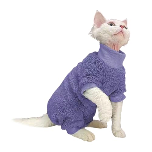 Watreketal Katzenkostüm, dicker Fleece-Mantel für Katzen, Jungen, Mädchen, Katzen für den Innen- und Außenbereich, Weihnachts-Sweatshirt für Haustiere und Katzen von Watreketal