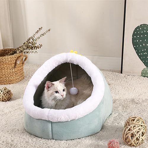 Gemütliches Haustierbett für Welpen, Kätzchen, kleine Katzen, Hundehöhle mit rutschfester Unterseite, weich, bequem, Schlafnest, Spielmatte, leicht von Wbeian