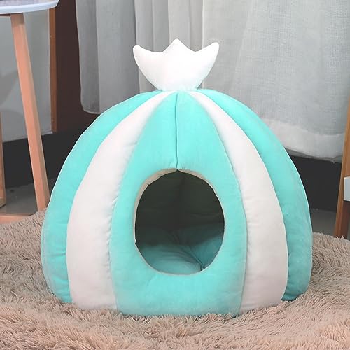 Wbeian Durable Pet House Hund Katze Kissen, Indoor Selbstwärmende Katze Hund Höhle Bett, Weiche Hund Katze Beruhigendes Pad, Schlafnest mit Rutschfester Unterseite von Wbeian