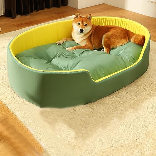 Weiches Katzen-Hundebett, bequemes Haustier-Sofa-Haus, rutschfeste Hunde Katzen Beruhigendes Bett Waschbar Welpen Kätzchen Schlafkissen, Indoor Katze Hund Nest Bett von Wbeian