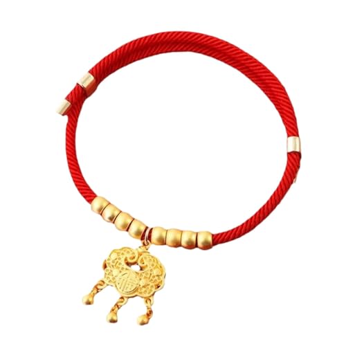 Verstellbares Haustierhalsband, goldene Haustier-Halskette, Haustier-Halsband, Hunde-Halskette mit Anhänger, Haustier-Halskette, Glücks-Gold-Segenschloss oder Rassel-Charm-Halskette, verstellbar für von Wcybym