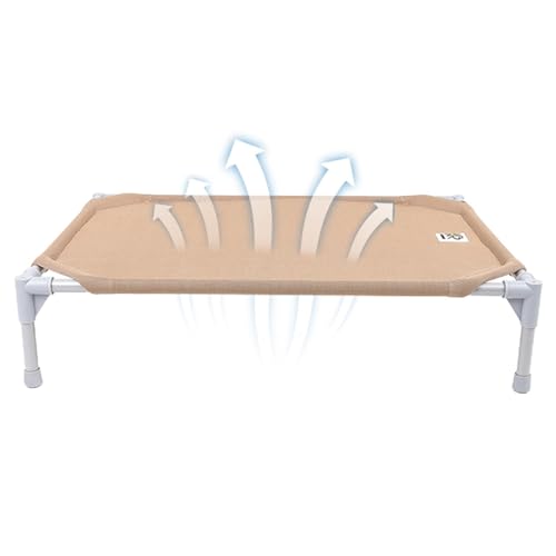 Wcybym Pet Bed | Elevated Pet Bed | Raised Dog Bed | Dog Bed | Indoor Pet Cot | Powder-Coated Steel Frame Pet Sleeping Tool for Picnic Indoor Outdoor Camping and Training von Wcybym