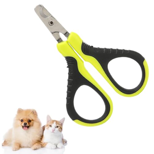 WdmKacmo Katzennagelknipser Profi Krallentrimmer Edelstahl Katze Krallenschneider Schere Katzenzubehör für Kätzchen Kaninchen Vögel Welpen und Kleintiere von WdmKacmo