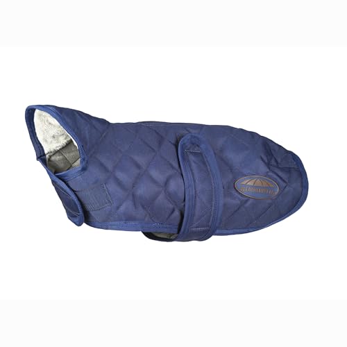 WeatherBeeta ComFiTec Hundemantel, Deluxe, Rautenmuster, Marineblau, 40 cm von Weatherbeeta