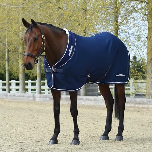 WeatherBeeta Opulence Show-Spannbetttuch, Standard-Hals, Marineblau/Weiß, 1,8 m von Weatherbeeta