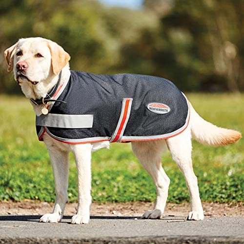 Weatherbeeta 2022 Comfitec 1200D Therapy-Tec Dog Coat 1000867 - Black/Silver/Red von Weatherbeeta