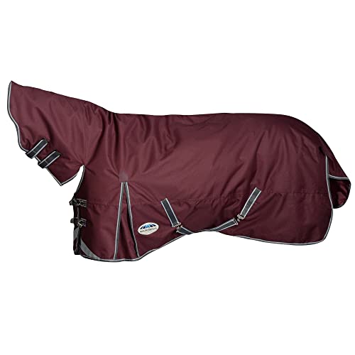 Weatherbeeta ComFiTec Plus Dynamic II Combo Neck Medium 220g - Maroon/Grey/White von Weatherbeeta