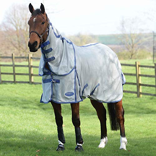 Weatherbeeta Comfitec Airflow II Detach A Neck Fly Rug 6ft9 Grey Blue Grey von Weatherbeeta