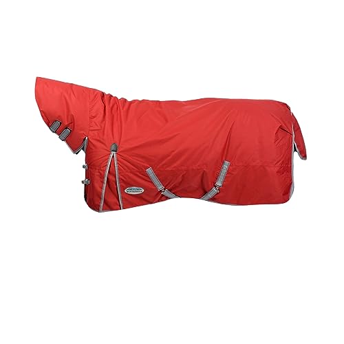 Weatherbeeta Comfitec Classic Combo Neck Medium Lite Red Silver Navy 4'0 von Weatherbeeta