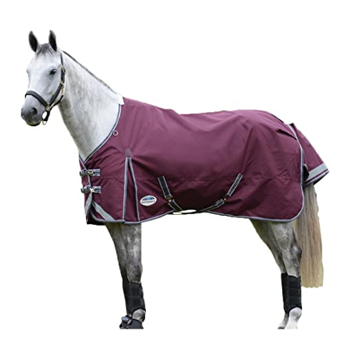 Weatherbeeta Comfitec Plus Dynamic II Medium-Lite Standard Neck Rug - Maroon/Grey von Weatherbeeta