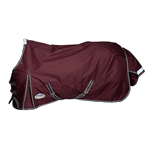 Weatherbeeta Comfitec Plus Dynamic II Standard Medium 220g - Maroon/Grey/White, Größe:105 von Weatherbeeta