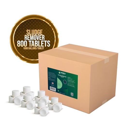 Webbs Water Gardens Teich-, Schlamm- und Schlammentferner-Tabletten – sicher für Koi, Vögel, Fische, Haustiere – alle Jahreszeiten – Effektive, bequeme und handliche Teichpflege – 800 Tabletten – von Webb's Water Gardens