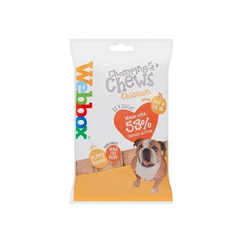 Webbox Kauspielzeug für Hunde, 200 g, 10 Stück von Webbox