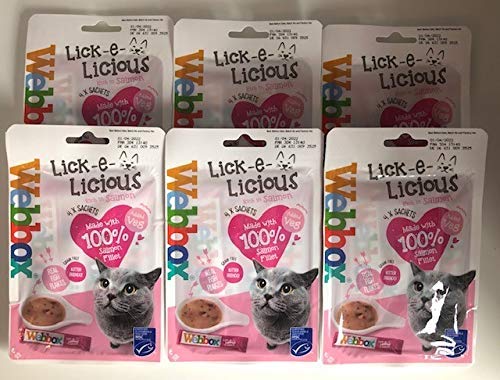 Webbox Lick-E-Licious Reich IN Lachs (Packung 6) von Webbox