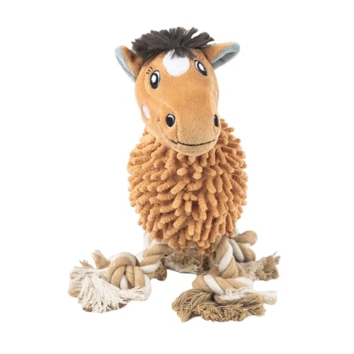 Webbox Peanut The Pony Cuddle Nudle Hundespielzeug – Plüsch, quietschend und super weich von Webbox