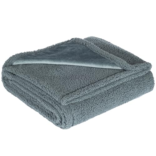 Hundedecken Waschbar,wasserdichte Hundedecke Waschbar 57,1x64,9 Zoll Große Warme Hundedecke Für Den Winter Weiche Wendbare Fleece-Hundecouch-Abdeckung Welpendecke,L von Wedhapy