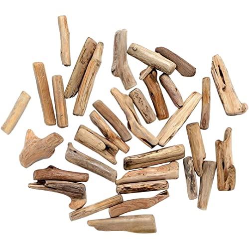 Weduspaty DIY 50pcs/Pack natürlicher Driftwood -Holzhandwerksscheiben Aquarien, von Weduspaty