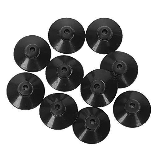 Weetack 10 X Schwarz Gummi 27Mm Saugnapf Saugnapf für Aquarium Pumpe von Weetack