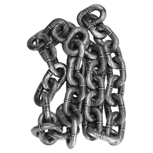 Lange Leine, Zubehör, lustige Eisenkette, Foto-Requisiten, Zubehör, Simulations-Eisenkette für Outdoor-Spielen, Hundekette Lange Leine, Zubehör, lustige Eisenkette, Foto-Requisiten, Zubehör, Simulations-Eisenkette für Outdoor-Spielen, Hundekette von Wegiwuca