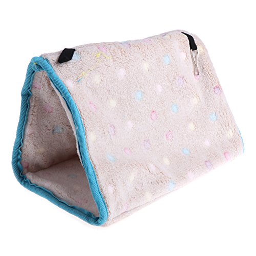 Wegiwuca Warmes Vogelnest Hängematte, Haus, Winterkäfigzelt, Plüsch, Versteck, einfach zu bedienen, Bett für kleine Finken, Papageien, afrikanisches Grau, für kleine Papageien für große Vögel, Conure Wegiwuca Warmes Vogelnest Hängematte, Haus, Winterkäfigzelt, Plüsch, Versteck, einfach zu bedienen, Bett für kleine Finken, Papageien, afrikanisches Grau, für kleine Papageien für große Vögel, Conure von Wegiwuca