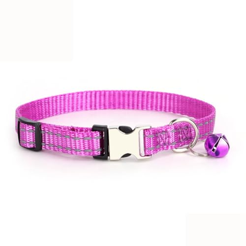 Hundehalsband mit Glöckchen, Katzenhalsband, reflektierend, für Mädchen, Jungen, Nylon, Metallschnalle, Welpen, XS, XS, XS, XS, XS, XXS, XS, XS, XXS, Lila, XS Hundehalsband mit Glöckchen, Katzenhalsband, reflektierend, für Mädchen, Jungen, Nylon, Metallschnalle, Welpen, XS, XS, XS, XS, XS, XXS, XS, XS, XXS, Lila, XS von Weimostar