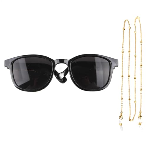 Weldphur Katzenbrille mit Kette, lustiges Cosplay-Kostüm, Augenbrille, Foto-Requisiten, für drinnen und draußen, Rollenspiel, Freude, Kopfbedeckung für 6,8 kg, Welpen für Halloween, Weihnachten von Weldphur