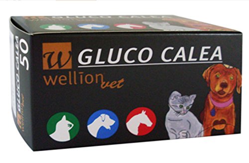 WellionVet Gluco Calea Blutzucker Teststreifen für Tiere, Option:50 Teststreifen von Wellion