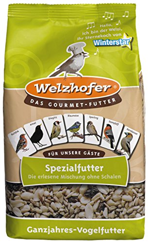 Spezialfutter 1000g - Mischung ohne Schalen - Top Qualität von Welzhofer