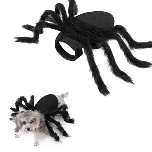 Cat Horror Spinnenkostüm Spinne Dog Kleidung Decor Halloween Deko Kostüm Hundekostüm Katze Katzen Hund Gruselig Costume Halloween Haustier Kostüm Für Party Weihnachten Halloween Schwarz(M Size) von Wenxiaw