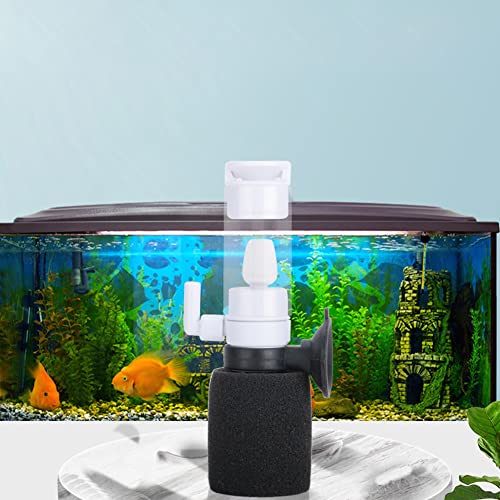 Tauchschaum Schwammfilter Luftheber Filter Aquarium Mini Mit Airline-Schlauch Leiser Aquarium Filter für Kleines Fisch Aquarium Kugelförmige Fischbehälter Speziell Geformte Fischbehälter,2 Stücke von Wenxiaw