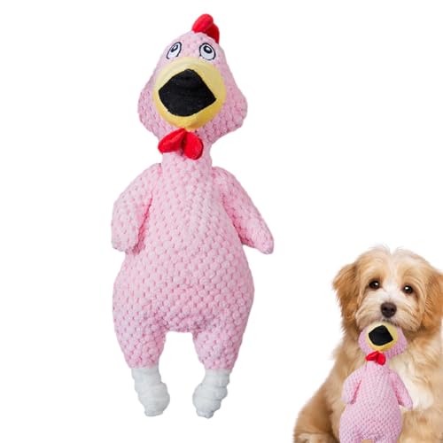 Weppduk Hühnerspielzeug für Hunde – niedliches Kauspielzeug für Hunde | Schreiendes Huhn-Design, Kauspielzeug, robustes quietschendes Hundespielzeug, Zähneknirschspielzeug, lustiges Kauspielzeug Weppduk Hühnerspielzeug für Hunde – niedliches Kauspielzeug für Hunde | Schreiendes Huhn-Design, Kauspielzeug, robustes quietschendes Hundespielzeug, Zähneknirschspielzeug, lustiges Kauspielzeug von Weppduk