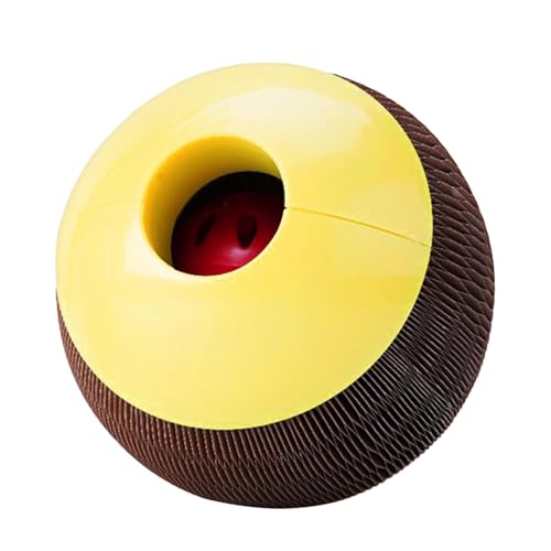 Weppduk Katzenball, Katzenbälle - Kauspielzeug Für Katzen In Bienenform Für Katzen Im Innenbereich Eingebaute Glocke | Cat Scratcher Cat Ball Toys Für Tierliebhaber von Weppduk