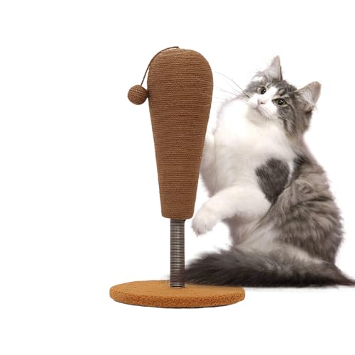 Weqizuerqi Für Katzen,Kratzbrett Für Kitten - Spielzeug Mit Hängendem Ball Zur Verhaltensförderung Für Wohnung Schlafzimmer Wohnzimmer Weqizuerqi Für Katzen,Kratzbrett Für Kitten - Spielzeug Mit Hängendem Ball Zur Verhaltensförderung Für Wohnung Schlafzimmer Wohnzimmer von Weqizuerqi