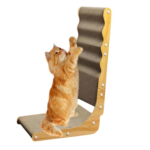 Weqizuerqi Hoch Kratzbrett Für Katzen,Interaktives Indoor Katzenspielzeug - Interaktives Spielzeug Zur Förderung Von Bewegung Und Denkleistung Bei Jungkatzen Weqizuerqi Hoch Kratzbrett Für Katzen,Interaktives Indoor Katzenspielzeug - Interaktives Spielzeug Zur Förderung Von Bewegung Und Denkleistung Bei Jungkatzen von Weqizuerqi