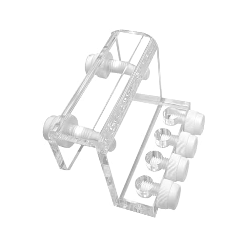 Weramics Acryl-Aquarium-Halterung für weiche Schlauche, zum Halten von Pumpen, weicher Schlauch (1 Stück) von Weramics