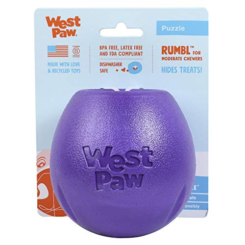 West PAW JUGUETE RUMBL Large 10CM Morado von WEST PAW