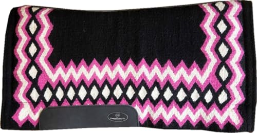 CSF Westernpad anatomisch, schwarz/pink von Western Imports