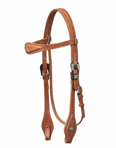 Horseman´s Tack Westerntrense Flower Buckle (Hellbraun) von Western Imports