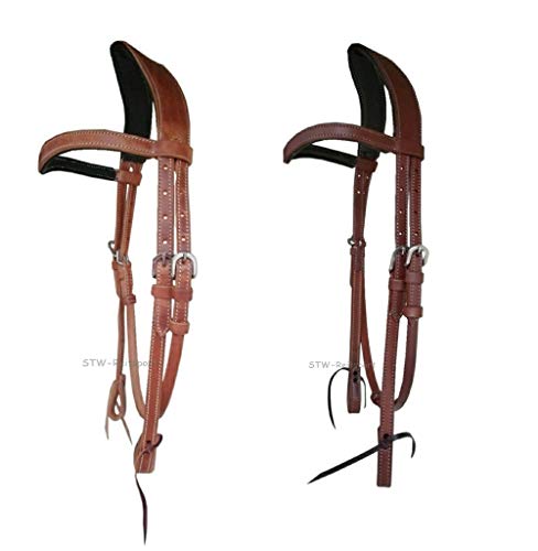 Western Imports Anatomically Shaped Harness Headstall (Natur) von Western Imports