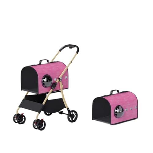 Hundekinderwagen Haustier-Kinderwagen For Kleine Und Mittelgroße Hunde, Leicht Und Faltbar, Kleiner Haustier-Kinderwagen For Reisen Im Freien Haustierauto(R) von Westswan