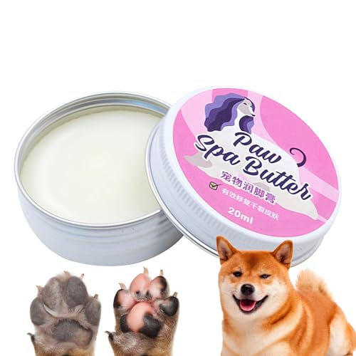 Wezalget Hundepfotenbalsam, Pfotencreme für Hunde | Pfotenwachs Hundepfotencreme Pfotenbalsam,Natürlicher Hundepad-Balsam, Pfotenpad-Feuchtigkeitscreme, Hundepfotenschutz, Hundefußbalsam für trockene, von Wezalget