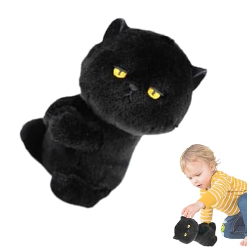 Wezalget Kuscheltiere Katze,Stofftier Katze | Süße Katze Plüschtier Stoffkatze - Multifunktionaler Katzen-Plüsch-Clip, Plüsch-Katzenanhänger für Kinder, Geburtstage, Partys von Wezalget