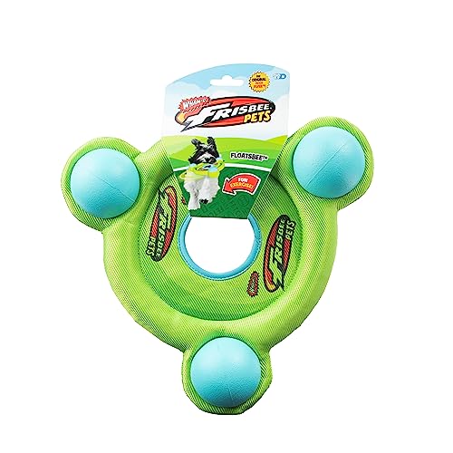 Jazwares Wham-O Pets Frisbee Floatsbee - Wasser- und Landspiel-Frisbee - Ball und Disc Hundespielzeug von Jazwares